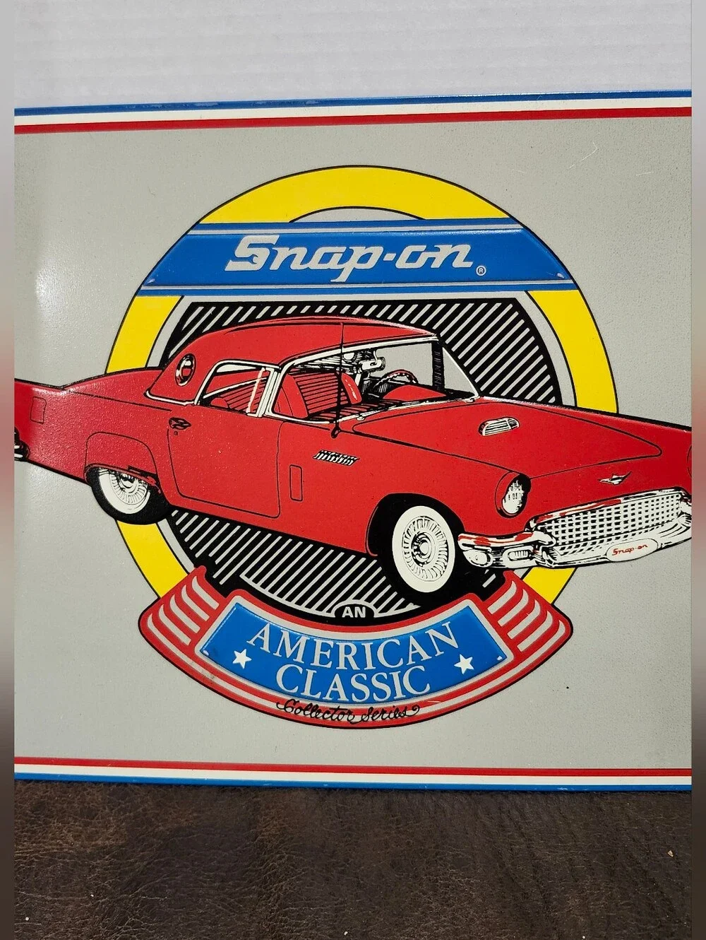 Snap-On Nostalgic Reproduction Metal Sign